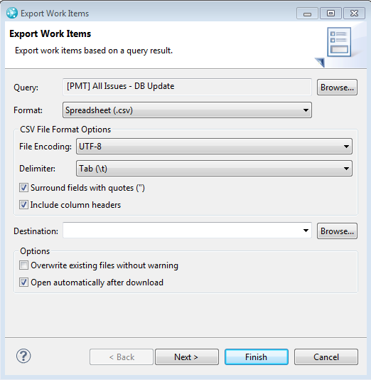 Enforce Utf 8 Encoding When Exporting Work Items To A Csv File 0466